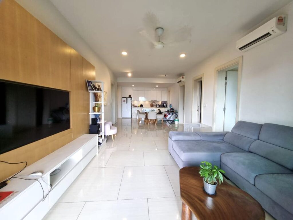 Livingroom _ 1377sqft _ One Central Park_ For Rent_RM1.7K
